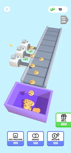 Gameplay screenshot 1 from Dessert Factory Idle - Arcade game